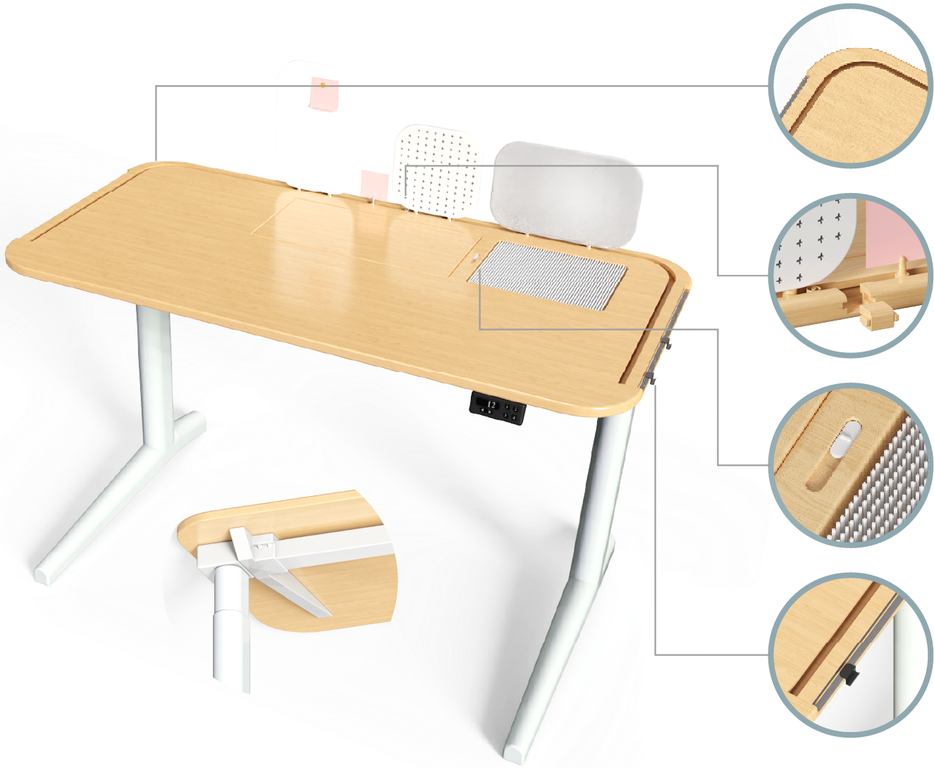 Desk details